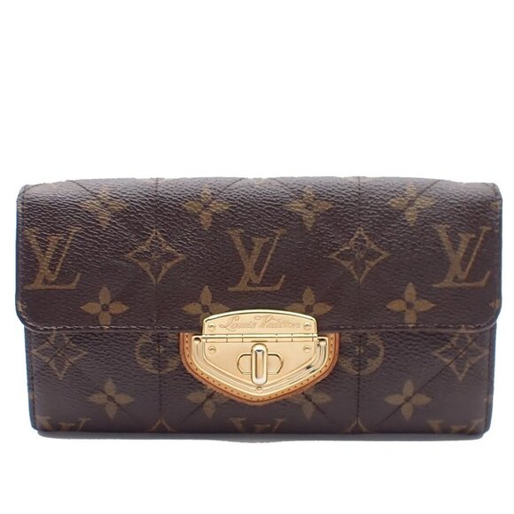 LOUIS VUITTON Portefeuille Sarah Bifold Wallet Monogram Etoile M66556 82EF468 - Picture 1 of 14
